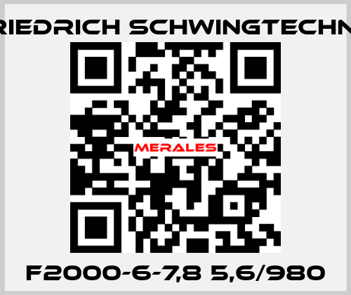 F2000-6-7,8 5,6/980 Friedrich Schwingtechnik