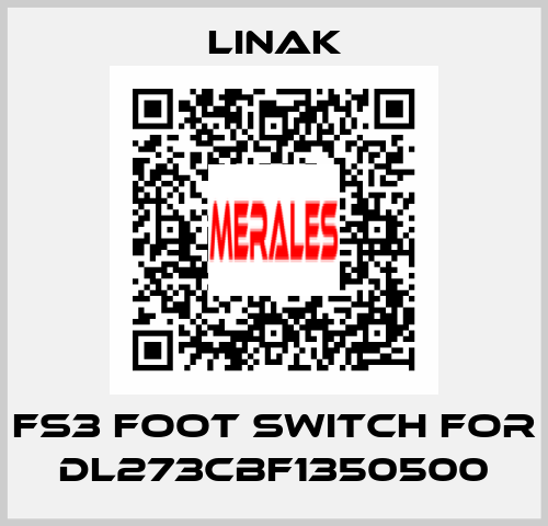 FS3 foot switch for DL273CBF1350500 Linak