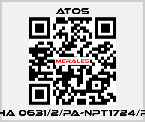 DHA 0631/2/PA-NPT1724/PE Atos