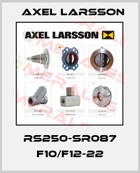 RS250-SR087 F10/F12-22 AXEL LARSSON