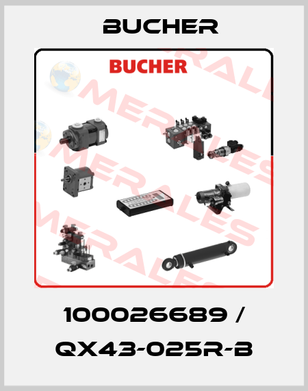 100026689 / QX43-025R-B Bucher