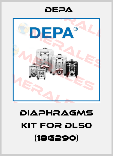diaphragms kit for DL50 (18G290) Depa