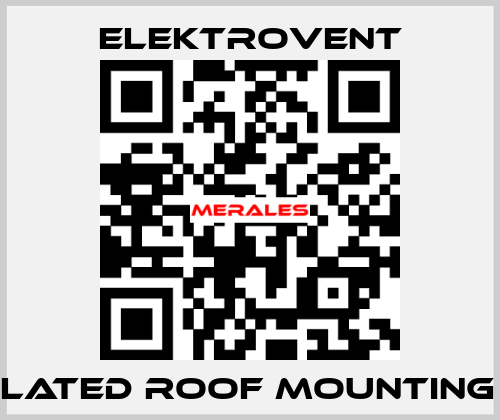 Isolated roof mounting kit ELEKTROVENT