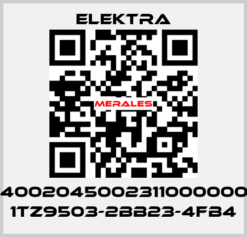 04002045002311000000 / 1TZ9503-2BB23-4FB4 ELEKTRA