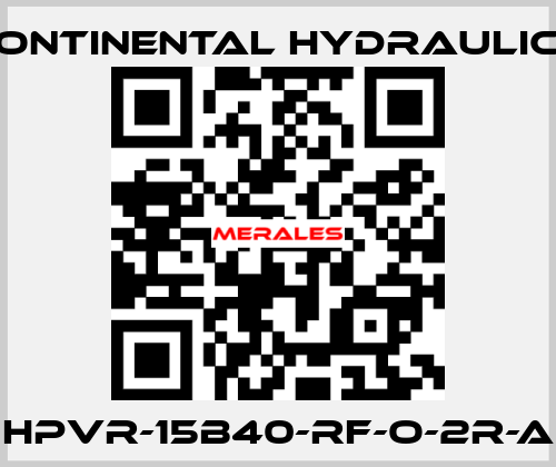 HPVR-15B40-RF-O-2R-A Continental Hydraulics