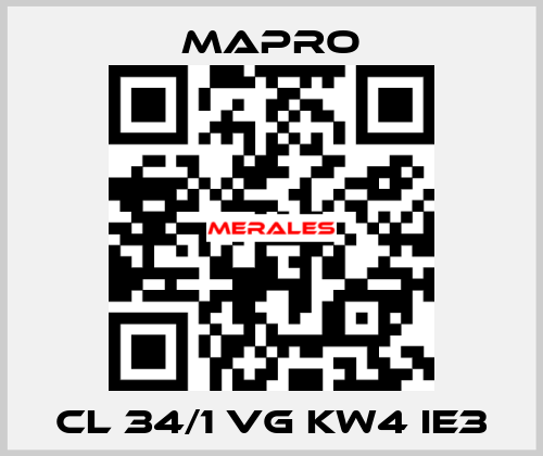 CL 34/1 VG kW4 IE3 Mapro