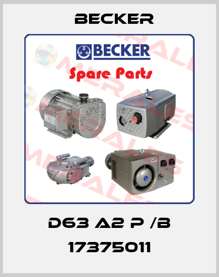 D63 A2 P /B 17375011 Becker