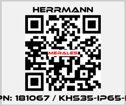 PN: 181067 / KHS35-IP65-L Herrmann