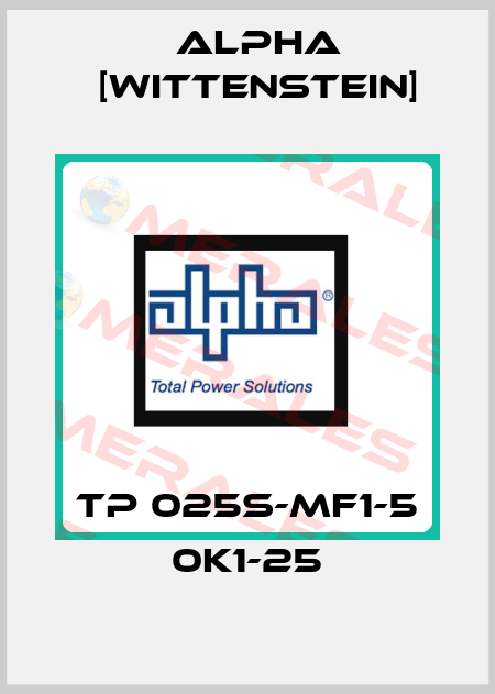 TP 025S-MF1-5 0K1-25 Alpha [Wittenstein]