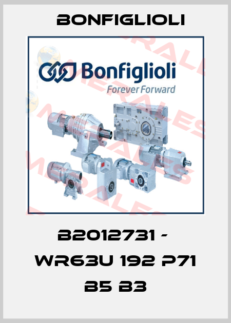 B2012731 -  WR63U 192 P71 B5 B3 Bonfiglioli