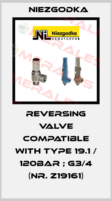 reversing valve compatible with Type 19.1 / 120bar ; G3/4 (Nr. Z19161) Niezgodka