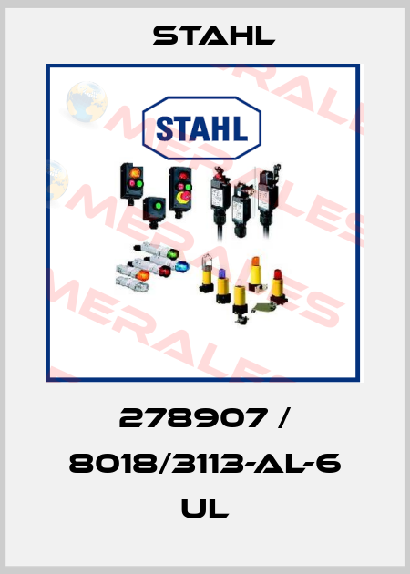 278907 / 8018/3113-AL-6 UL Stahl