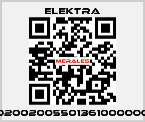 02002005501361000000 ELEKTRA