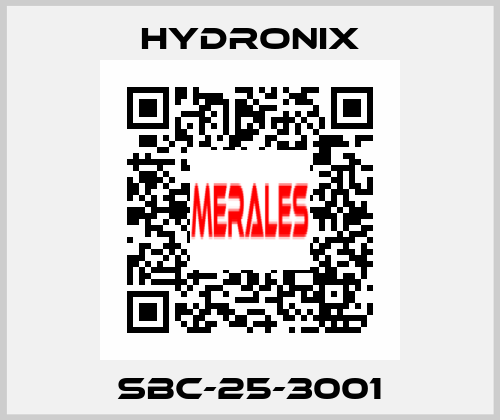 SBC-25-3001 HYDRONIX