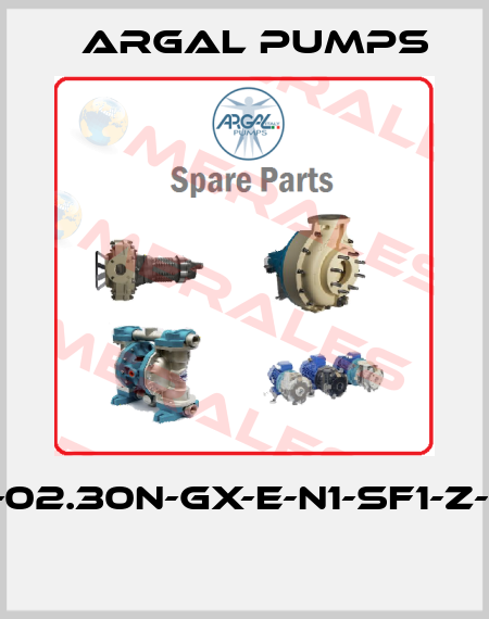 ZMR-02.30N-GX-E-N1-SF1-Z-E-E-3  Argal Pumps