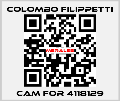 Cam for 4118129 Colombo Filippetti