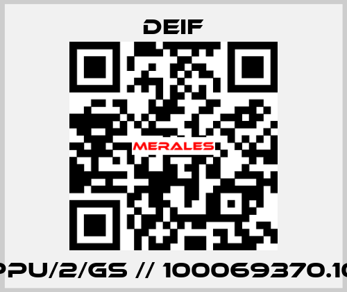 PPU/2/GS // 100069370.10 Deif