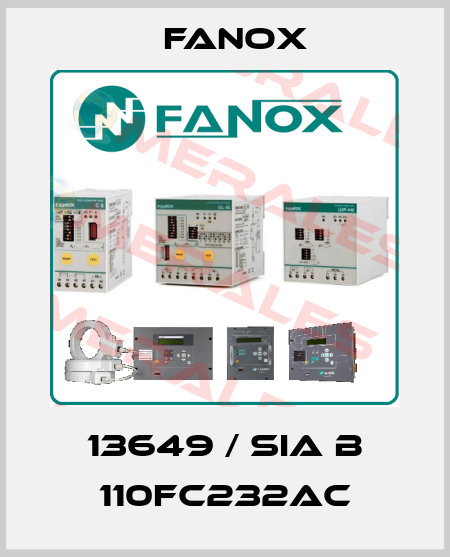 13649 / SIA B 110FC232AC Fanox