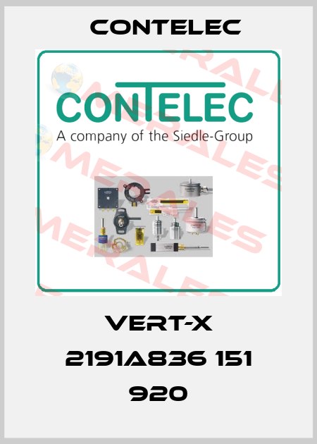 VERT-X 2191A836 151 920 Contelec