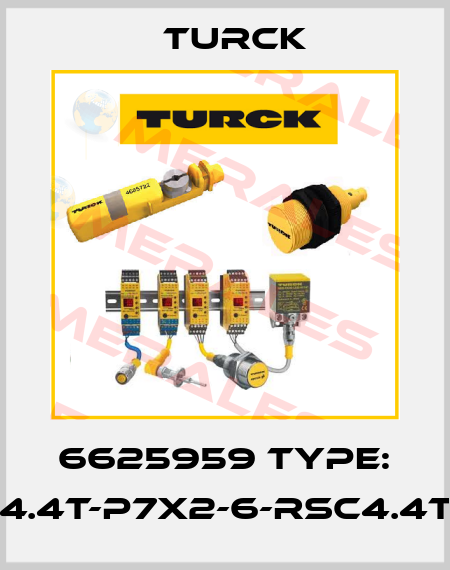 6625959 Type: WKC4.4T-P7X2-6-RSC4.4T/TXL Turck