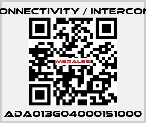 ADA013G04000151000 TE Connectivity / Intercontec