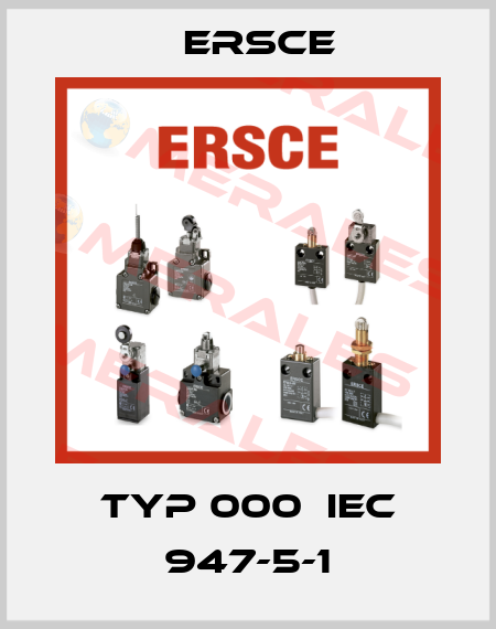Typ 000  IEC 947-5-1 Ersce