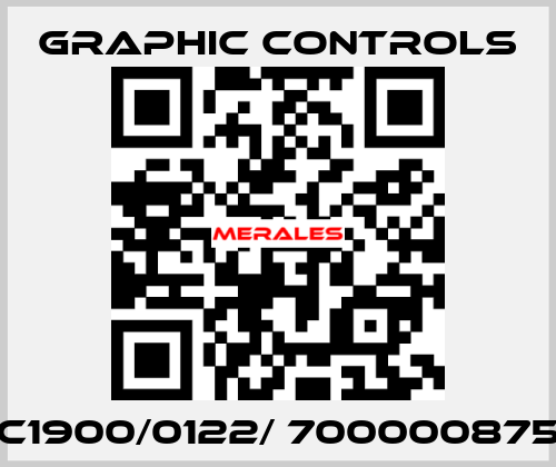 C1900/0122/ 700000875 Graphic Controls