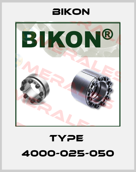 Type  4000-025-050 Bikon
