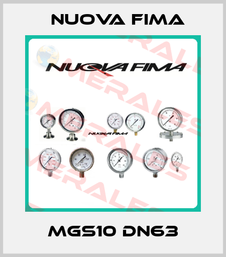 MGS10 DN63 Nuova Fima
