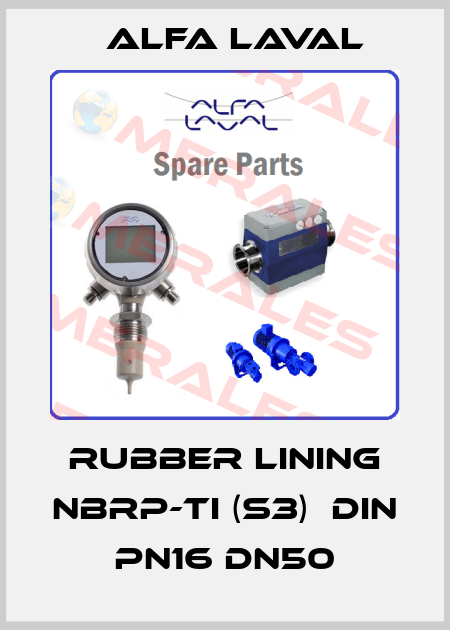 Rubber Lining NBRP-TI (S3)  DIN PN16 DN50 Alfa Laval