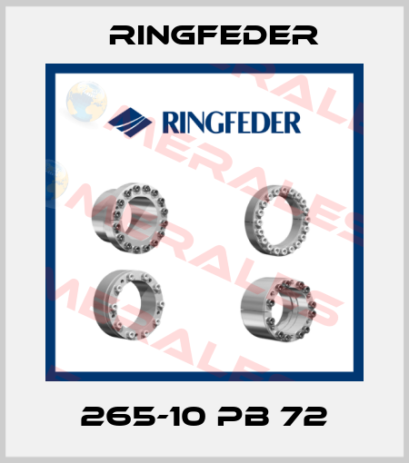 265-10 pb 72 Ringfeder
