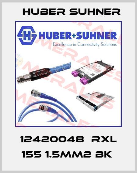 12420048  RXL 155 1.5MM2 BK  Huber Suhner