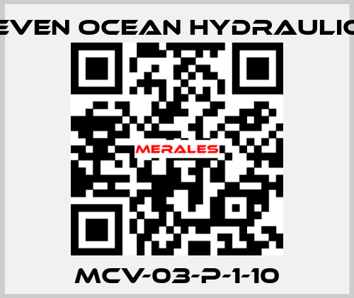 MCV-03-P-1-10 Seven Ocean Hydraulics