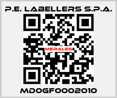 MD0GF0002010 P.E. Labellers S.p.a.