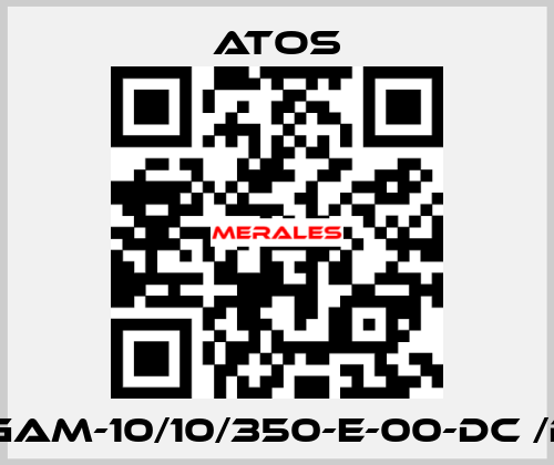AGAM-10/10/350-E-00-DC /BT Atos