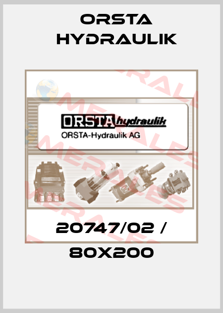 20747/02 / 80x200 Orsta Hydraulik