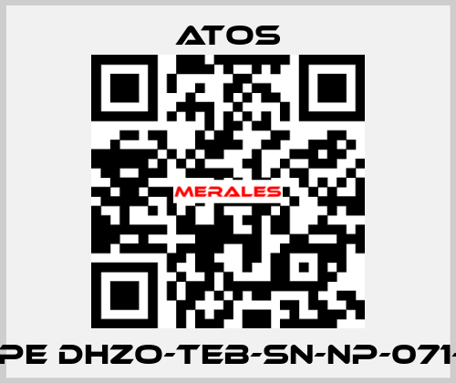 Type DHZO-TEB-SN-NP-071-L3 Atos