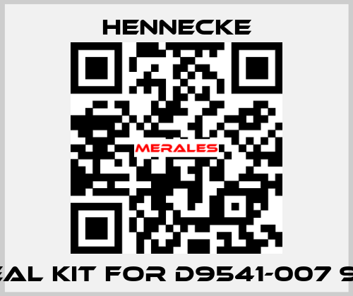 seal kit for D9541-007 913 Hennecke