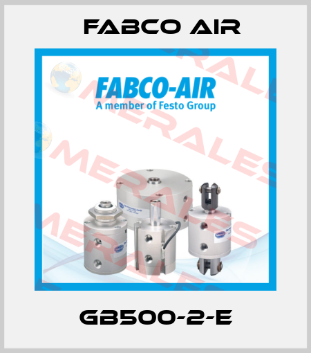 GB500-2-E Fabco Air