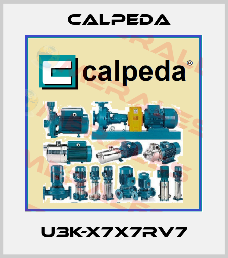 U3K-X7X7RV7 Calpeda