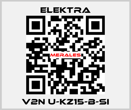 V2N U-KZ15-B-SI ELEKTRA