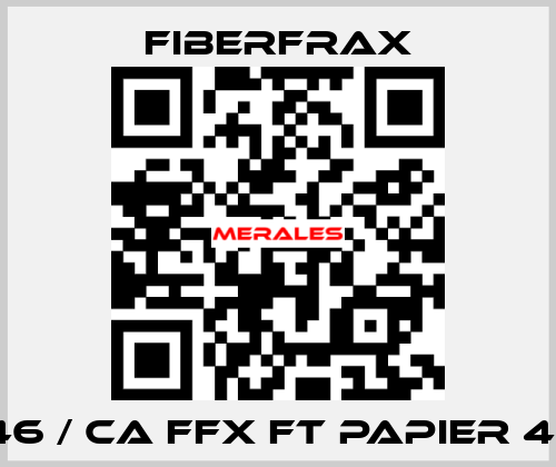 51846 / CA FFX FT PAPIER 4 MM Fiberfrax