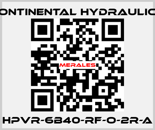 HPVR-6B40-RF-O-2R-A Continental Hydraulics