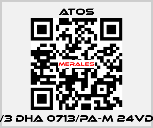 4/3 DHA 0713/PA-M 24VDC Atos