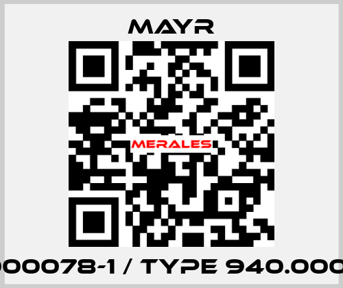 7000078-1 / Type 940.000.A Mayr