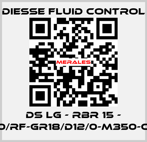 DS LG - RBR 15 - 25/40/RF-GR18/D12/0-M350-CS/CS DIESSE Fluid Control