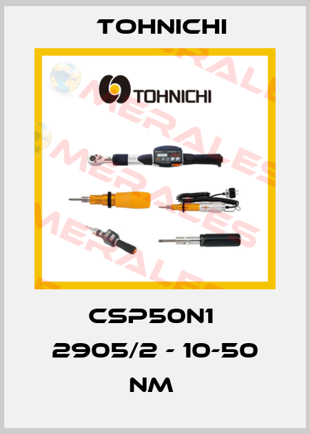 CSP50N1  2905/2 - 10-50 Nm  Tohnichi