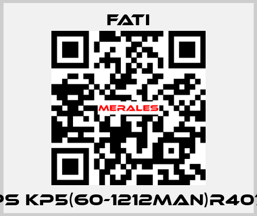 HPS KP5(60-1212MAN)R407C FATI