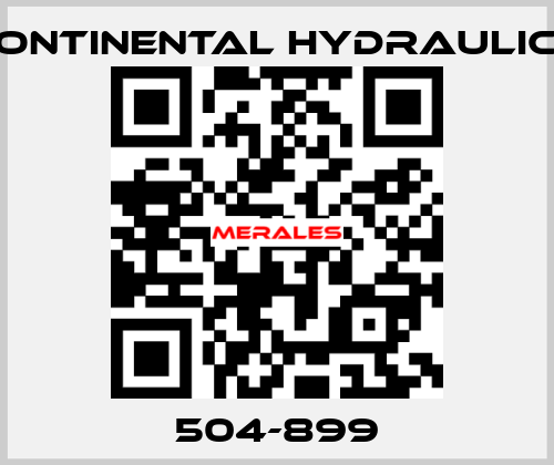 504-899 Continental Hydraulics