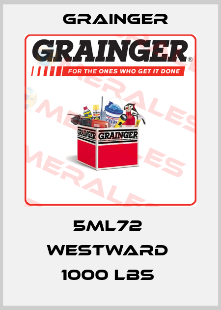 5ML72  WESTWARD  1000 Lbs  Grainger